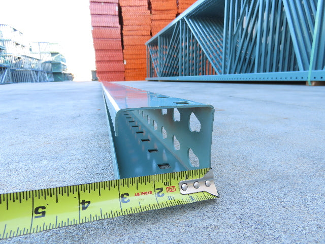 Interlake 24' Teardrop Pallet Racking Upright 3x3" Column Leg Only