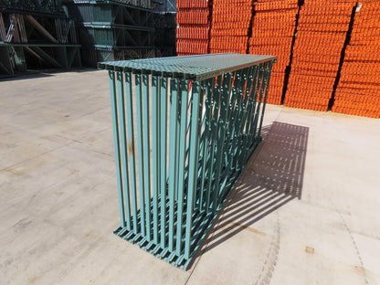 Interlake 10' x 60" Teardrop Pallet Racking Upright 3"x1-5/8" Leg Green