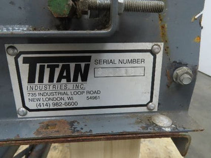Titan Belt Conveyor End Drive with Adj Legs 30" Pulley 1Hp 230/460V 3PH