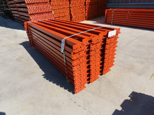 Interlake 96"x 5" Teardrop Pallet Racking Rack Step Beam Crossmember 6820Lb 50E