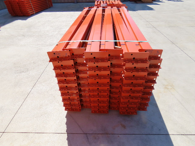 Interlake 96"x 5" Teardrop Pallet Racking Rack Step Beam Crossmember 6820Lb 50E