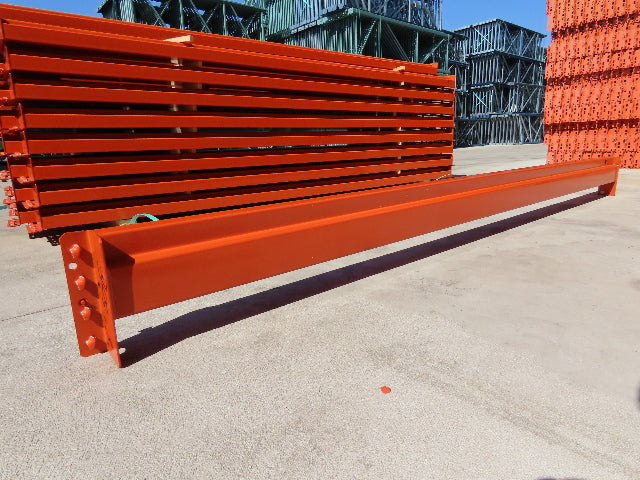 Interlake 96"x 5" Teardrop Pallet Racking Rack Step Beam Crossmember 6820Lb 50E