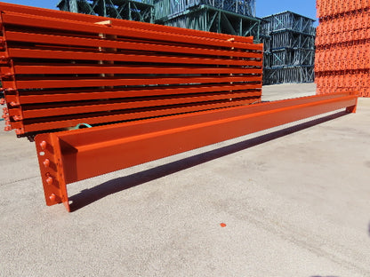 Interlake 96"x 5" Teardrop Pallet Racking Rack Step Beam Crossmember 6820Lb 50E