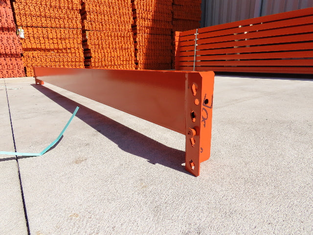 Interlake 96"x 5" Teardrop Pallet Racking Rack Step Beam Crossmember 6820Lb 50E