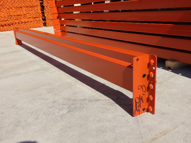 Interlake 96"x 6" Teardrop Pallet Racking Rack Step Beam Crossmember 8940Lb 59E