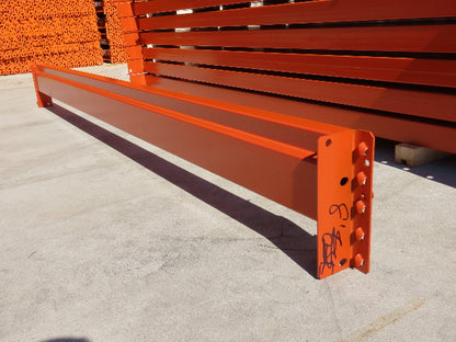 Interlake 96"x 6" Teardrop Pallet Racking Rack Step Beam Crossmember 8940Lb 59E