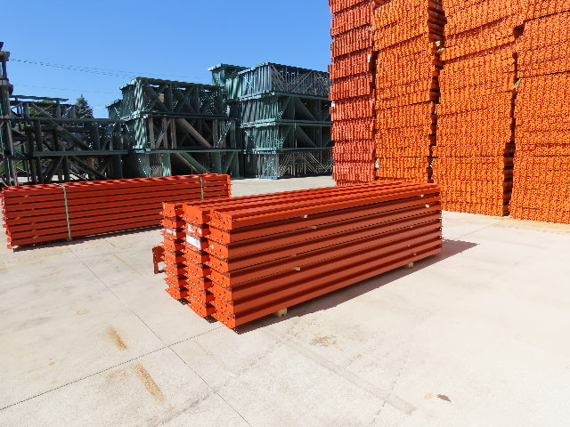 Interlake 96"x 6" Teardrop Pallet Racking Rack Step Beam Crossmember 8940Lb 59E