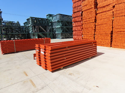 Interlake 96"x 6" Teardrop Pallet Racking Rack Step Beam Crossmember 8940Lb 59E