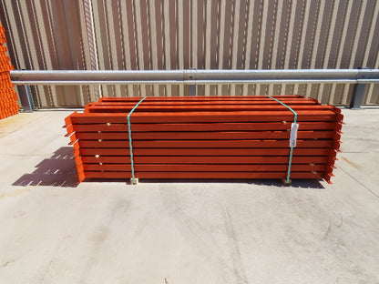 Interlake 96"x 6" Teardrop Pallet Racking Rack Step Beam Crossmember 8940Lb 59E