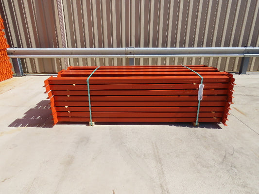 Interlake 96"x 6" Teardrop Pallet Racking Rack Step Beam Crossmember 8940Lb 59E