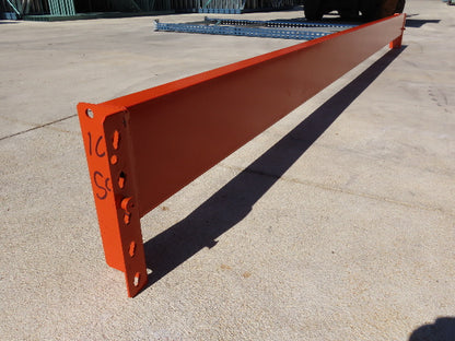 Interlake 120"x 6" Teardrop Pallet Racking Rack Step Beam Crossmember 7330Lb 59E