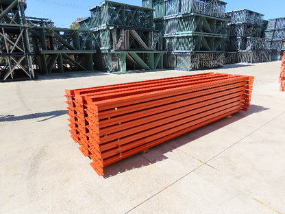 Interlake 120"x 6" Teardrop Pallet Racking Rack Step Beam Crossmember 7330Lb 59E