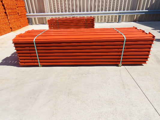 Interlake 120"x 6" Teardrop Pallet Racking Rack Step Beam Crossmember 7330Lb 59E