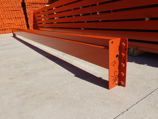 Interlake 144"x 6" Teardrop Pallet Racking Rack Step Beam Crossmember 6250Lb 59E