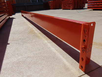 Interlake 144"x 6" Teardrop Pallet Racking Rack Step Beam Crossmember 6250Lb 59E