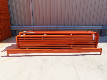 Interlake 144"x 6" Teardrop Pallet Racking Rack Step Beam Crossmember 6250Lb 59E