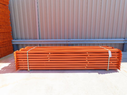 Interlake 144"x 6" Teardrop Pallet Racking Rack Step Beam Crossmember 6250Lb 59E