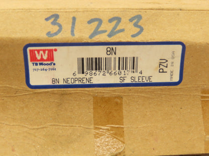 TB Woods N08 Sure-Flex Rubber Coupling Sleeve Insert