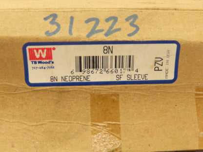 TB Woods N08 Sure-Flex Rubber Coupling Sleeve Insert