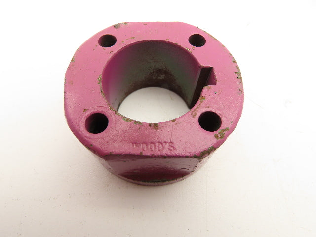 TB Woods 6SCH 1 3/8 Spacer Coupling Hub Sleeve 1-3/8" Keyed Bore Lot of 2