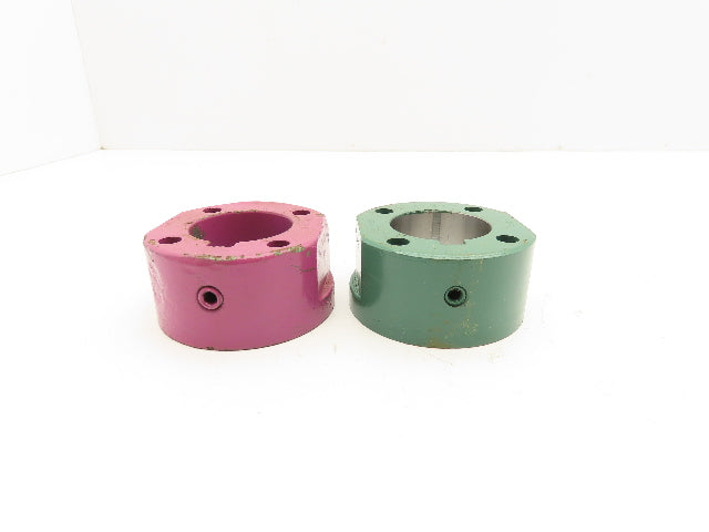 TB Woods 6SCH 1 3/8 Spacer Coupling Hub Sleeve 1-3/8" Keyed Bore Lot of 2