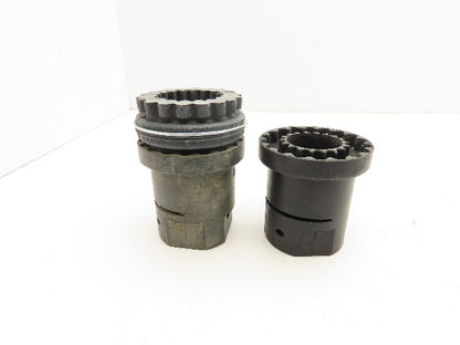 TB Woods 4J-SC Spacer Flange Coupling Sure-Flex 4 Sleeve Insert Set 7/8" Bore
