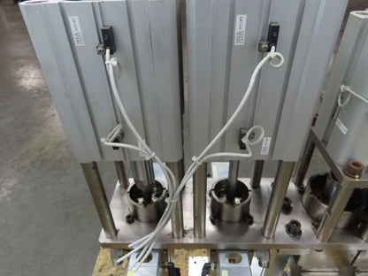 Custom High Pressure Dual 2 Stage Piston Pump Pneumatic Cylinders