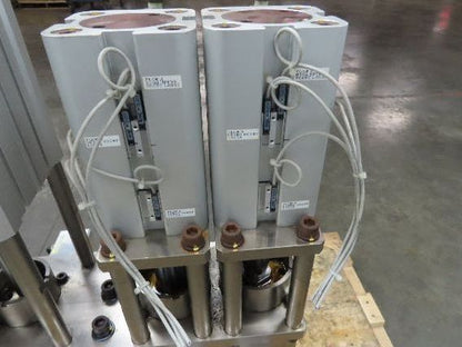 Custom High Pressure Dual 2 Stage Piston Pump Pneumatic Cylinders