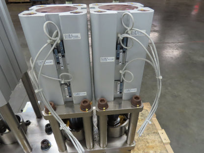 Custom High Pressure Dual 2 Stage Piston Pump Pneumatic Cylinders