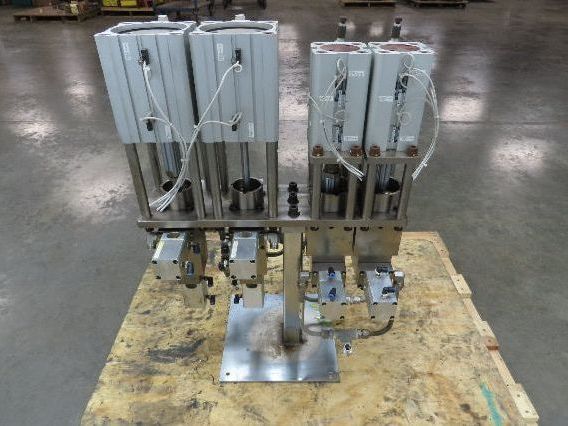 Custom High Pressure Dual 2 Stage Piston Pump Pneumatic Cylinders