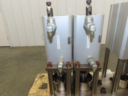 Custom High Pressure Dual 2 Stage Piston Pump Pneumatic Cylinders