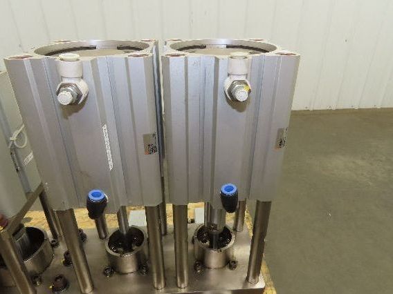 Custom High Pressure Dual 2 Stage Piston Pump Pneumatic Cylinders