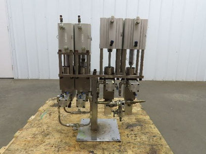 Custom High Pressure Dual 2 Stage Piston Pump Pneumatic Cylinders