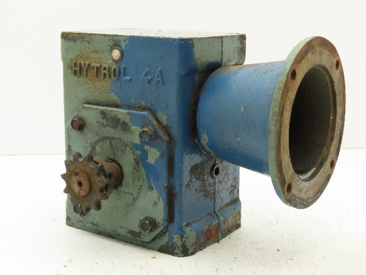 Hytrol 4A 50-1-RH Conveyor Gearbox 50:1 Speed Reducer 1" Output 56C/143-145TC