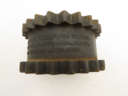 TB Woods 7SC35 Spacer Flange Coupling Sure-Flex 4 Sleeve Insert Set 1-5/8" Bore