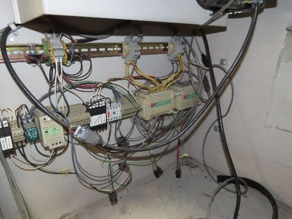 LaserLink LC4000A Plastic Chain Conveyor 18x60" 120V PLC Control Photo Eye 11FPM