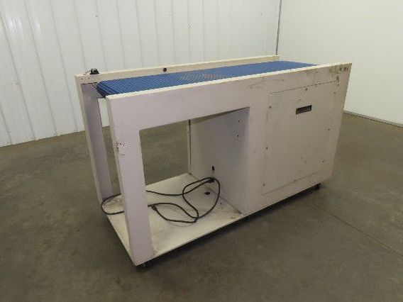LaserLink LC4000A Plastic Chain Conveyor 18x60" 120V PLC Control Photo Eye 11FPM