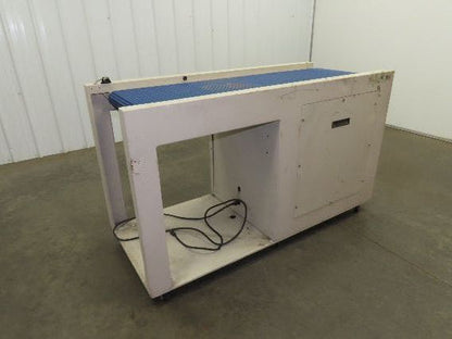 LaserLink LC4000A Plastic Chain Conveyor 18x60" 120V PLC Control Photo Eye 11FPM