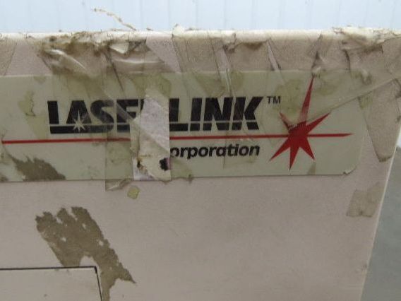 LaserLink LC4000A Plastic Chain Conveyor 18x60" 120V PLC Control Photo Eye 11FPM