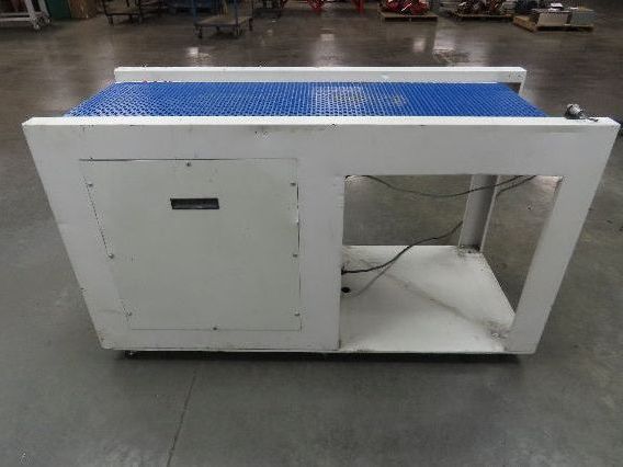LaserLink LC4000A Plastic Chain Conveyor 18x60" 120V PLC Control Photo Eye 11FPM
