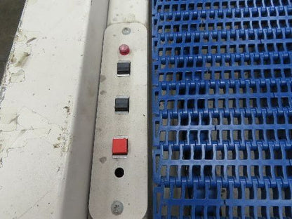 LaserLink LC4000A Plastic Chain Conveyor 18x60" 120V PLC Control Photo Eye 11FPM