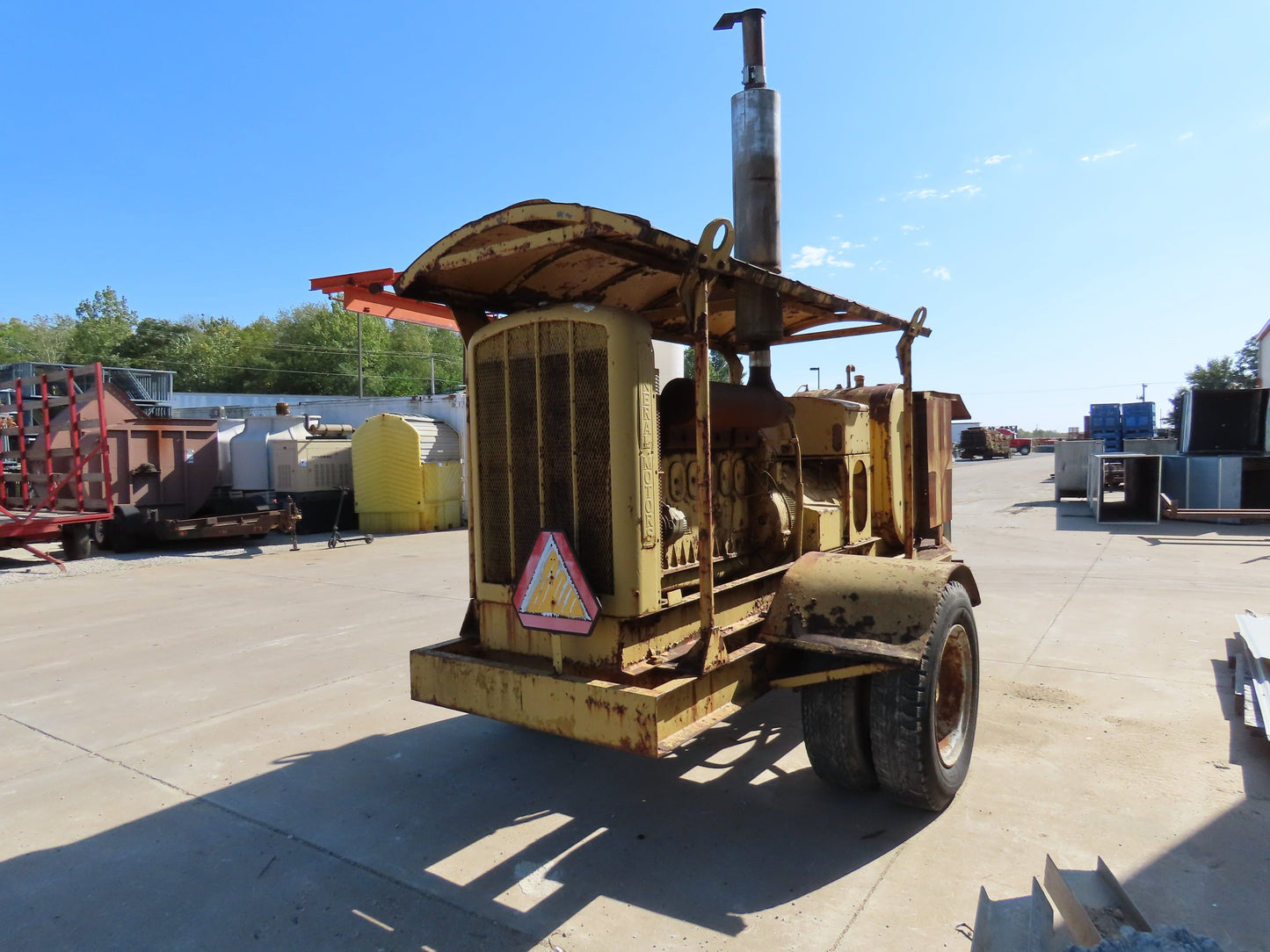 Delco I-4634 GM 125kw 3Ph Generator Detroit Diesel 6 Cylinder 240/480V Backup