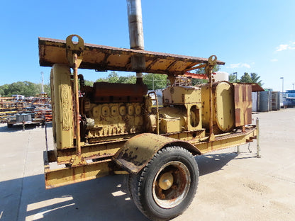 Delco I-4634 GM 125kw 3Ph Generator Detroit Diesel 6 Cylinder 240/480V Backup