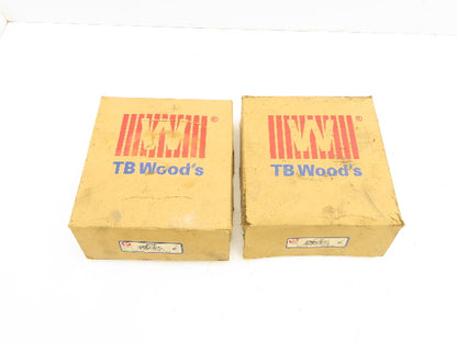 TB Woods 8S 2 3/8 Sure-Flex Flange Coupling 2-3/8" Keyed Bore Lot of 2