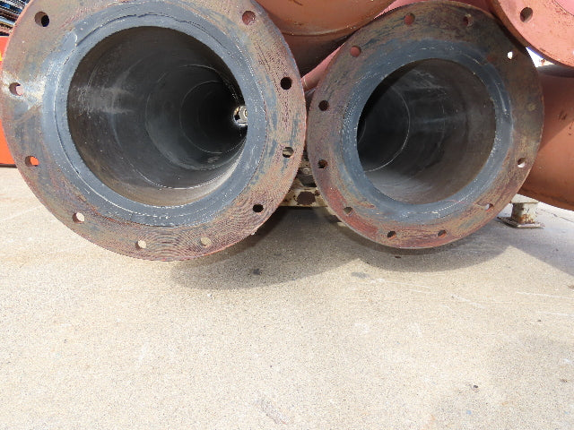 DUR-ROK Ceramic Basalt Cast Pipe Culvert for Abrasive Material Conveying 12"x18'