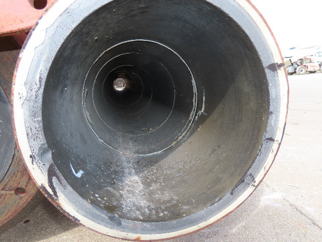 DUR-ROK Ceramic Basalt Cast Pipe Culvert for Abrasive Material Conveying 12"x18'