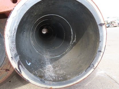 DUR-ROK Ceramic Basalt Cast Pipe Culvert for Abrasive Material Conveying 12"x18'