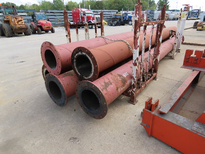 DUR-ROK Ceramic Basalt Cast Pipe Culvert for Abrasive Material Conveying 12"x18'