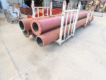 DUR-ROK Ceramic Basalt Cast Pipe Culvert for Abrasive Material Conveying 12"x18'