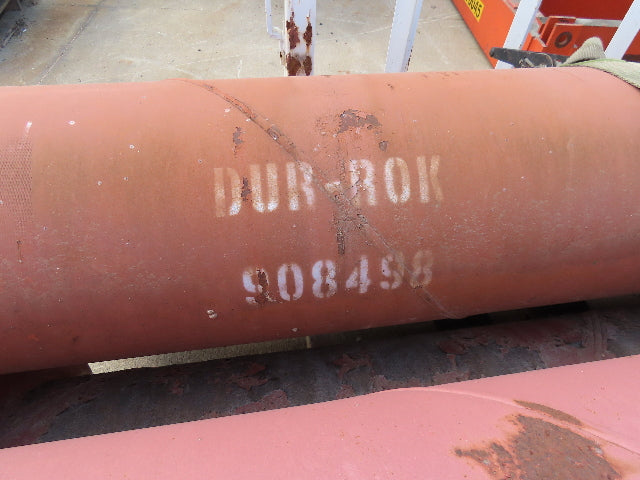 DUR-ROK Ceramic Basalt Cast Pipe Culvert for Abrasive Material Conveying 12"x18'